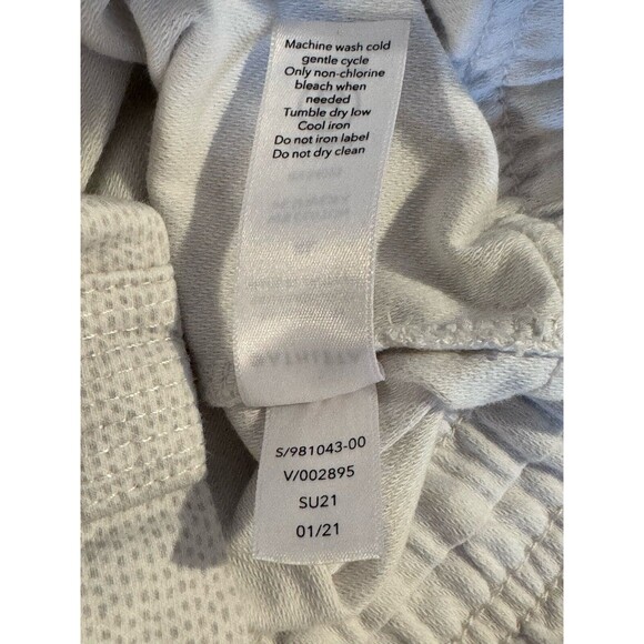 Athleta Women's Romper White Sleeveless Shorts Cinch Waist Size XL - Picture 11 of 13